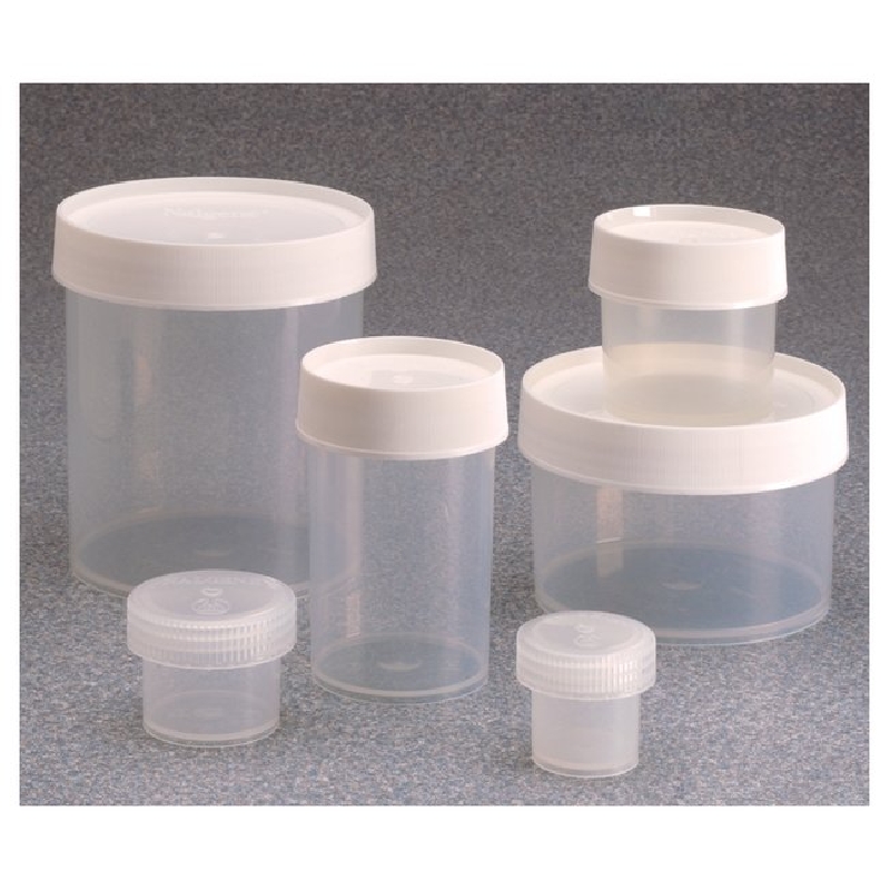 直身广口罐，透明聚碳酸酯，带白色PP盖，250ml，24/箱，2116-0250，Nalgene，Thermofisher，赛默飞世尔