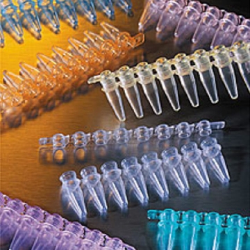 PCR8孔排管（8联排管），七彩色（混色），聚丙烯材质（PP），60个/包/5包/箱，PCR TUBE,8WL STRIP,RBW,PP,NS,BK,60/300，型号6547，Corning，康宁