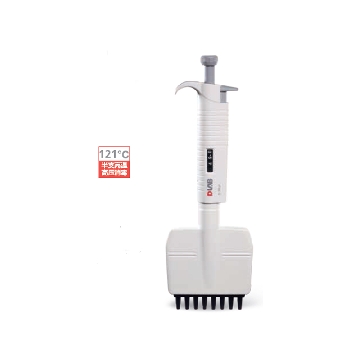 MicroPette 8道可调移液器,半支消毒，5-50ul,7010203006