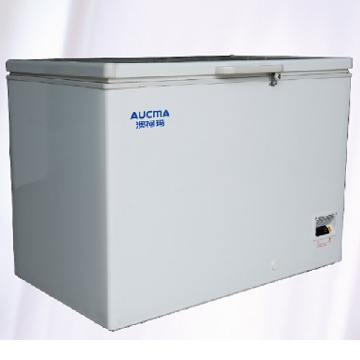 低温保存箱-15～-25℃，DW-25W389，卧式；有效容积：389升；篮筐：1个；外形尺寸(宽深高）：1309x705x874mm；内部尺寸(宽深高）：1165x510x700mm，AUCMA，澳柯玛