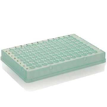 THERMO-FAST 96 SKIRTED PLATE GREEN PLATE, BLACK GRID REF，AB0800GL，赛默飞世尔