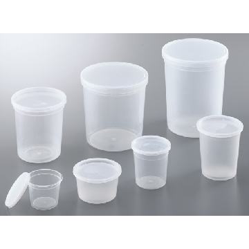 一次性PP样品保存容器 ，PW-04，容量（ml）:232，外形尺寸（mm）:φ80×86，4-781-04，AS ONE，亚速旺