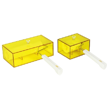 防静电有机玻璃盒 （粘辊用），CR-112，外形尺寸（mm）:135×108×77，内部尺寸（mm）:129×102×74，C3-8854-01，AS ONE，亚速旺