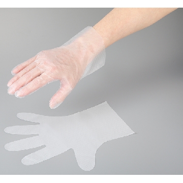 易握PE手套 ，尺寸:M，数量:1盒（100只），3-9775-02，AS ONE，亚速旺