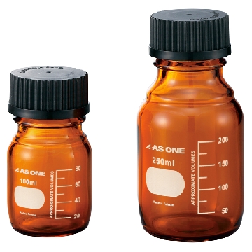 ASONE玻璃瓶NEO （茶色），容量（ml）:100，外径×高（mm）:φ56×100，4-934-01，AS ONE，亚速旺