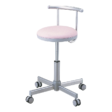 升降转椅 ，TS-350-AH，颜色:粉红色，座部直径×腿宽×高（mm）:φ350×560×660～750，C8-7437-01，AS ONE，亚速旺