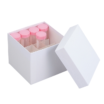 冻存盒 ，HS2860M，规格:本体・盖子，尺寸(mm):145×145×122，2-3962-01，AS ONE，亚速旺
