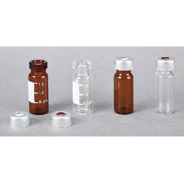 2ml钳口自动进样瓶 （11mm瓶盖），AVC11002A，规格:棕色，无刻度，颜色:棕色，CC-5118-03，AS ONE，亚速旺