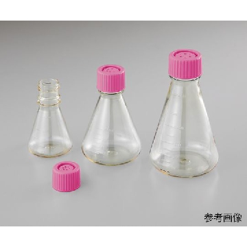 三角培养瓶(灭菌·PC) ，SEF125V，容量(ml):125，盖子:弯曲过滤帽，4-2671-01，AS ONE，亚速旺