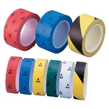 防静电标识胶带 ，颜色:黄色，宽度（mm）×长度（m）:25×33，C1-4807-61，AS ONE，亚速旺