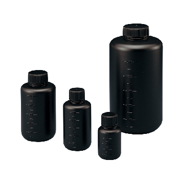 PE瓶 （圆形窄口・遮光），灭菌:未灭菌，容量:250ml，15-2013-55，AS ONE，亚速旺
