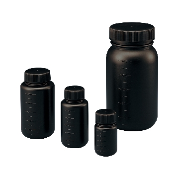 PE瓶 （圆形广口・遮光），灭菌:未灭菌，容量:100ml，15-3012-55，AS ONE，亚速旺