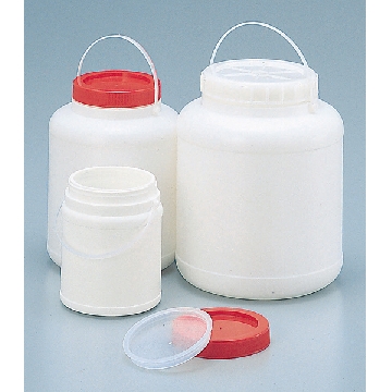 PE广口瓶 ，1K 提手，容量（l）:1，口内径×外径×高度（mm）:φ95.5×φ111×135，4-5308-01，AS ONE，亚速旺