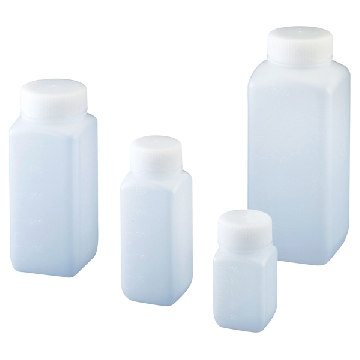 HDPE瓶 （方形・白色・已灭菌），容量:100ml，规格:窄口，15-4301-55，AS ONE，亚速旺