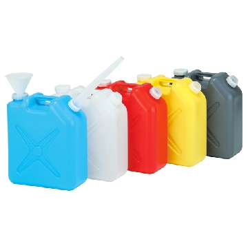 废液回收容器 ，颜色:蓝色（带专用漏斗），容量（l）:20，5-085-02，AS ONE，亚速旺