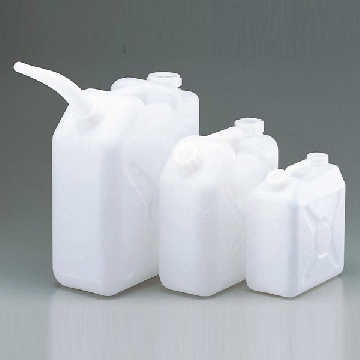 塑料桶 （方形・带管嘴），容量（l）:20，尺寸（mm）:352×182×420，5-037-03，AS ONE，亚速旺