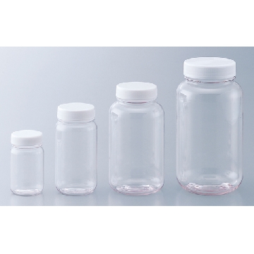 PET广口瓶 （单个起售），No.250，容量（ml）:250，口内径×直径×总高（mm）:φ42.3×φ60×118，1-7402-02，AS ONE，亚速旺