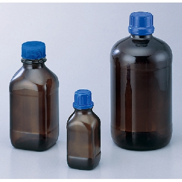 茶褐色玻璃瓶 （防爆涂层），1671506，容量（ml）:100，螺口规格:GL-32，1-8232-01，AS ONE，亚速旺