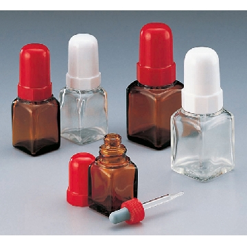 滴瓶 （方形），颜色:透明，容量（ml）:10，5-134-01，AS ONE，亚速旺