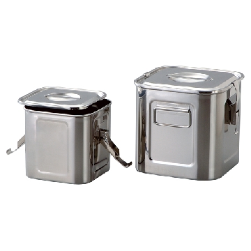 方形不锈钢桶 ，10型，容量（l）:1.1，内部尺寸（mm）:105×105×105，4-5627-01，AS ONE，亚速旺