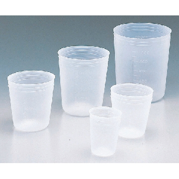 一次性杯子 （真空成型），V-100，容量:100ml，上部直径×下部直径×高（mm）:φ60×φ44×74，5-077-01，AS ONE，亚速旺