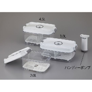 真空防潮盒(叠放型) ，4.5L，容量(L):4.5，尺寸(mm):300×185×160，4-1425-03，AS ONE，亚速旺