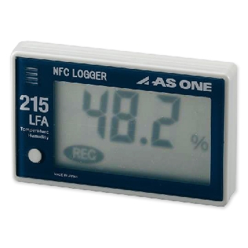 NFC温度湿度记录仪 ，AS-215LFA，尺寸(mm):90×55×15，3-1488-01，AS ONE，亚速旺
