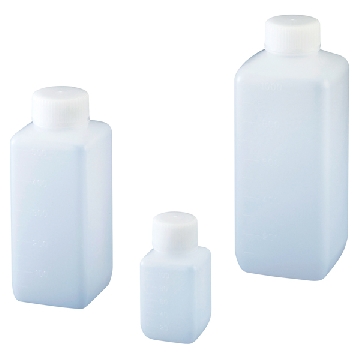 HDPE瓶 （方形・白色・未灭菌），容量:100ml，规格:窄口，15-4001-55，AS ONE，亚速旺