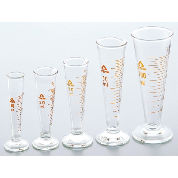 玻璃锥形量杯 ，容量（ml）:20，基准刻度（ml）:0.5，1-2072-02，AS ONE，亚速旺