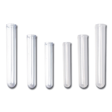 经济型塑料试管 （卷边），容量（ml）:5，尺寸（mm）:φ12×75，CC-4584-01，AS ONE，亚速旺