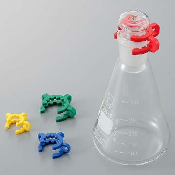 锥形瓶夹 ，C18960010E，颜色:绿色，磨口处上部直径（φmm）:10，C3-1585-01，AS ONE，亚速旺