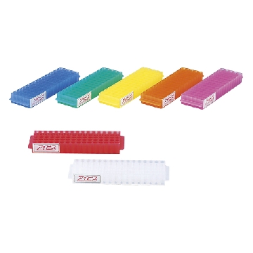 微量离心管架 （彩色型），I-80，颜色:红色，规格:2ml用管（80支），2-3013-02，AS ONE，亚速旺