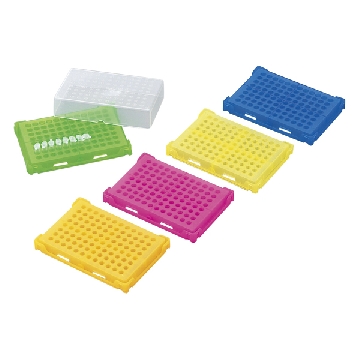 PCR支架 ，T328-96，尺寸（mm）:130×90×30，颜色:粉红色，1-4309-05，AS ONE，亚速旺