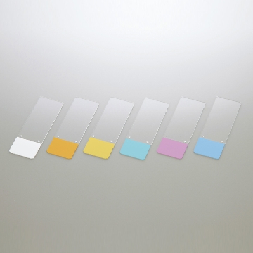 ASONE载玻片 （钠钙玻璃），10128105P，规格:边缘抛光・彩色磨口，颜色:粉红色，C1-9647-15，AS ONE，亚速旺