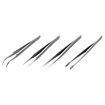 不锈钢镊子 ，60SA，全长（mm）:125，顶端尺寸（mm）:60，3-6681-03，AS ONE，亚速旺