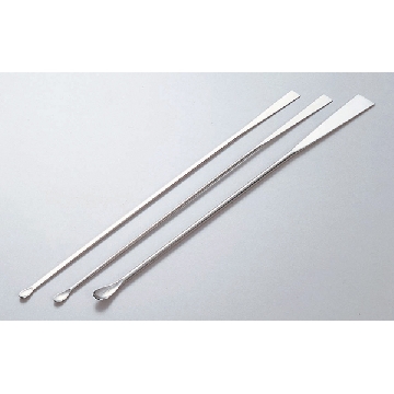 不锈钢微量药勺 （单支装），全长（mm）:240，规格:圆细，6-524-04，AS ONE，亚速旺