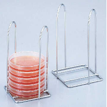 培养皿架 ，φ90SUS，尺寸（mm）:105×105×165，3-468-05，AS ONE，亚速旺