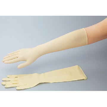 乳胶长型手套 （超长），尺寸:S，规格:未灭菌，0-6111-06，AS ONE，亚速旺