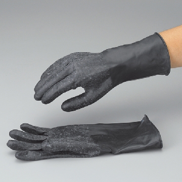 丁基橡胶手套 ，B-131-R-9，尺寸:L，全长（mm）:280，1-6780-02，AS ONE，亚速旺