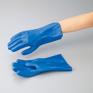 PVC作业手套 ，长，尺寸:L，全长（mm）:300，1-533-02，AS ONE，亚速旺
