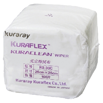 无尘室用擦拭布 （KURAFLEX），LF-33C，布片尺寸（mm）:250×250，规格:不规则6折型，1-2369-33，AS ONE，亚速旺