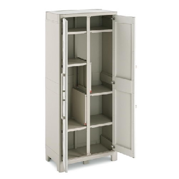 塑料柜 ，9751000 046202，类型:高多空间・双开，尺寸（mm）:800×440×1820，3-1614-03，AS ONE，亚速旺