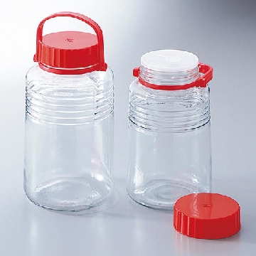保存瓶 ，A型7号，容量（l）:5，口内径（口外径）×瓶体直径×高度（mm）:φ102（112）×180×310，4-5650-02，AS ONE，亚速旺