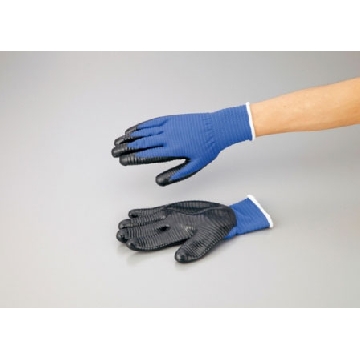 安全作业手套 ，乳胶涂层厚，尺寸:M，1-296-02，AS ONE，亚速旺