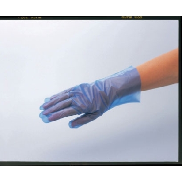 聚烯烃手套 ，尺寸:L，类型:白（短型），6-9730-01，AS ONE，亚速旺