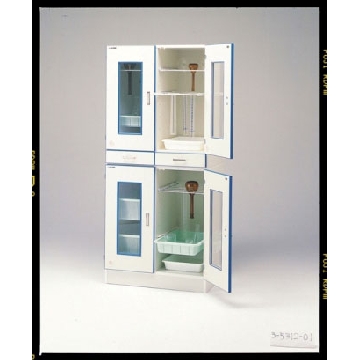 防尘柜R （玻璃器具保存库），DR-1・2设置，尺寸（*mm*）:800×520×1800，3-5312-03，AS ONE，亚速旺