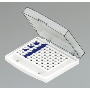 干式恒温器・恒温振荡器用模块 ，A-100　Block，规格:PCR管（0.2ml×96支）用模块，1-2811-11，AS ONE，亚速旺