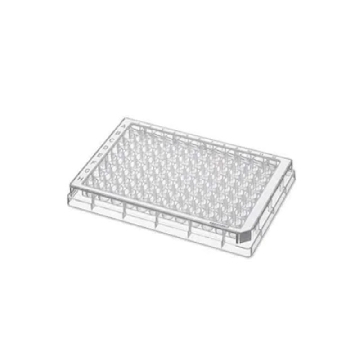 96孔/U型底-PP微孔板，无色孔井，白色边框，PCR洁净级，80块 (5x16块)