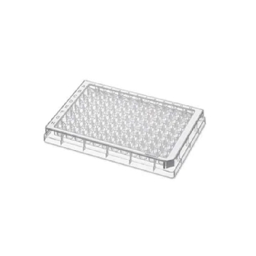 96孔/V型底-PP微孔板，无色孔井，白色边框，PCR洁净级，80块 (5x16块)