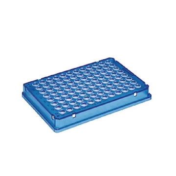 twin.tec 96孔PCR板, 全裙边(孔无色), 蓝色, 25块，0030128672，Eppendorf，艾本德